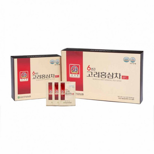 금산인삼농협 홍삼차 골드 100티백 2개, 3g