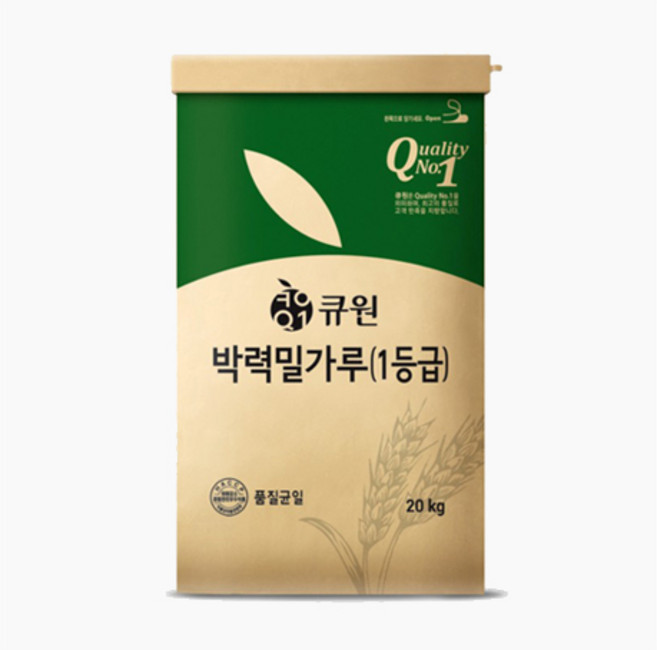 삼양사 큐원 박력분 1등급 밀가루, 20kg, 20kg, 1개