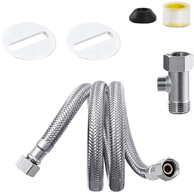 비 비데 - 변기용 조절식 노즐 간편하게 가능한 위생적인 욕실 액세서리, 02 7-8