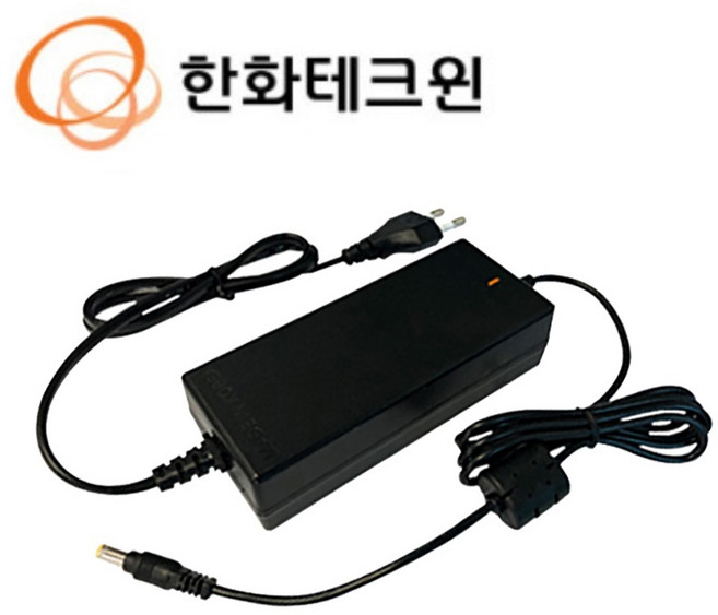 한화테크윈 CCTV 카메라 녹화기 호환 국산 전원 어댑터 DC 12V 5A, 1개