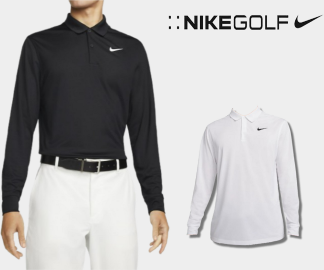 매장정품 나이키 골프 티셔츠 남성 카라 셔츠 남자 긴팔 폴로 긴소매 골프의류 상의 골프웨어