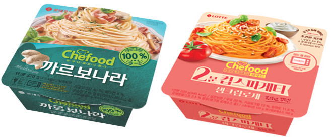 롯데 쉐푸드 까르보나라 +생크림로제 220g 기획 파스타 크림 토마토 바질향 즉석요리, 1개