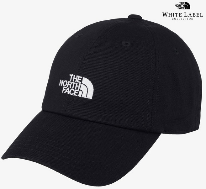 [매장판] 노스페이스 모자 로고 볼 캡 블랙 NE3CR01J, ONE