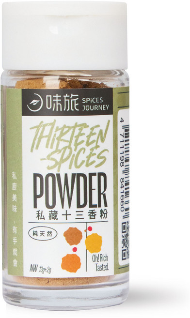 味旅 十三香粉 無加鹽綜合香料, 1個, 13g/罐, 13g