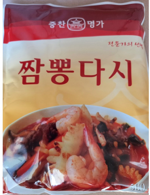 중찬명가 짬뽕 다시 조미료, 500g, 1개