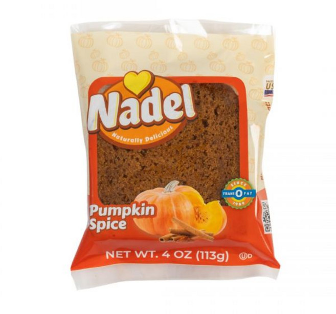 Naturally Delicious 케이크 스낵 나델 자연스럽고 맛있는 카푸치노 초콜릿 칩 빵 점심 간식 아침바 커피 자연 신선 브랜드 모카 8팩, 호박 향신료, 4팩