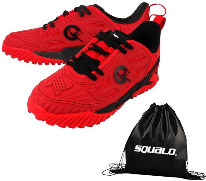 낫소 안정적인 트래핑과 컨트롤이 가능한 족구화 TS-400 스쿠알로 가방 포함 공격 수비에 용이