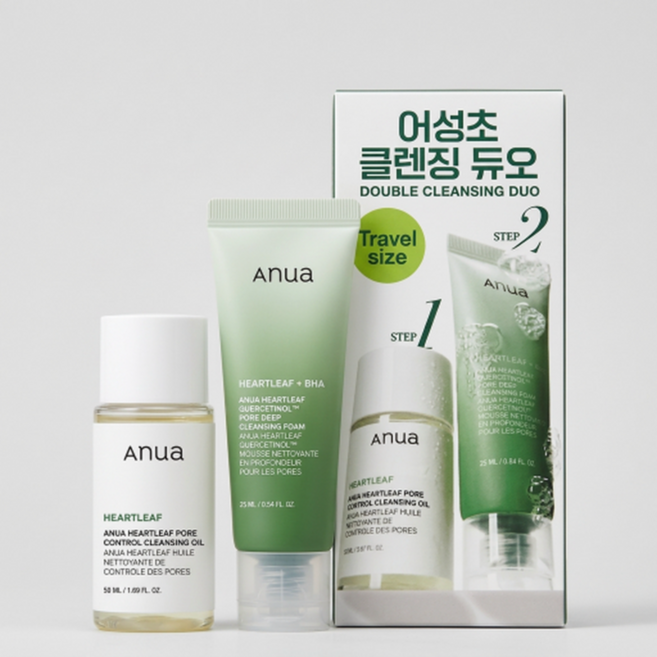 아누아 어성초 트래블 클렌징 세트, 1개, 45ml