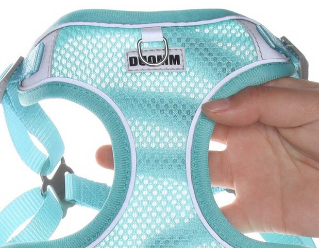 펫먼트 초경량 쿨매쉬 하네스, 민트, 1개