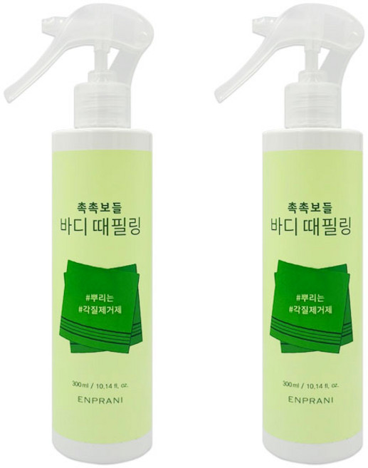 엔프라니 촉촉 보들 바디 때필링300ml, 300ml, 2개