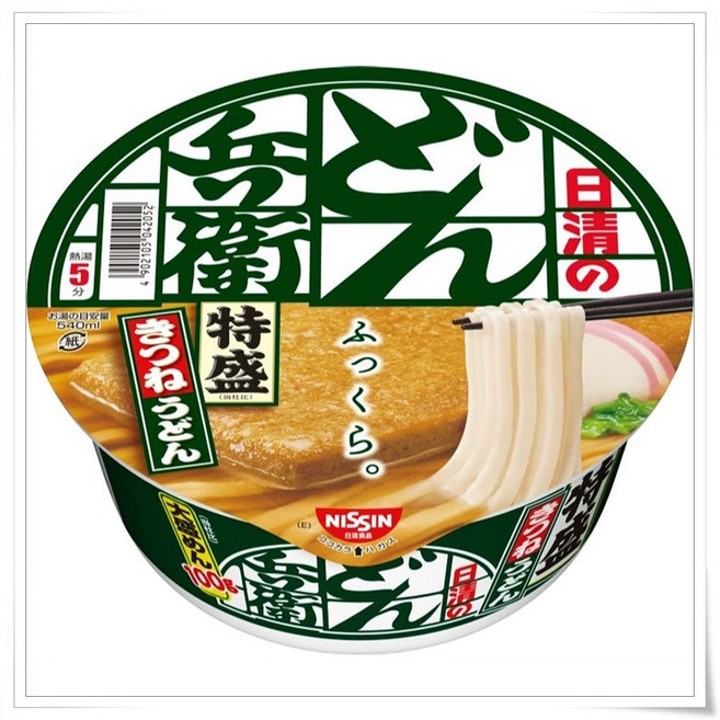 닛신 돈베 키츠네 우동 곱베기 12개입, 1개