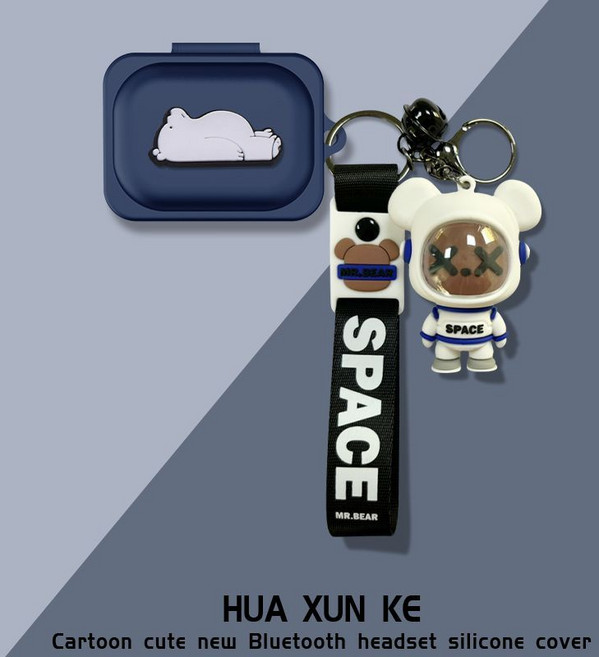 낫싱 이어a 케이스 피규어 스트랩 실리콘 커버, Nothing ear a 보호 케이스, 타입 5, 1개