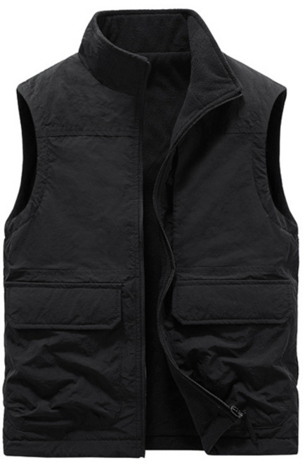 COCONAWA 에븐 남성 기모 조끼 겨울 방한 안감 포켓