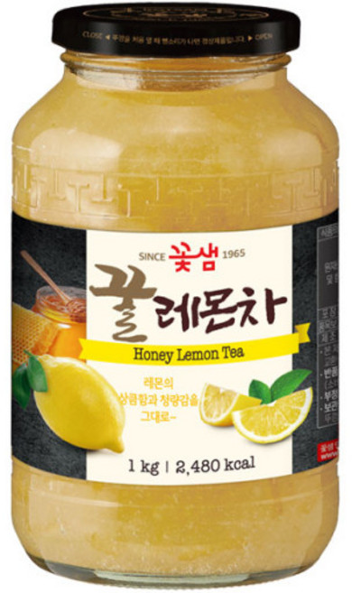 꽃샘-꿀레몬차1kg, 1kg, 1개입, 4개