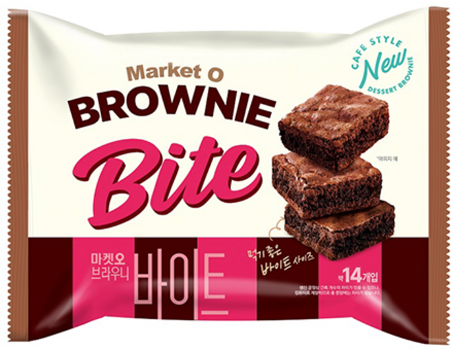 오리온 마켓오 브라우니 바이트 240g(약14개입) 3봉지, 240g, 3개