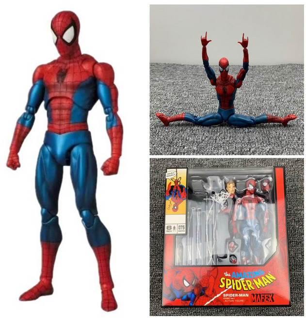 마블 어벤져스4 스파이더맨 관절 가동 모형 16cm 피규어, SPIDER MAN, 1개