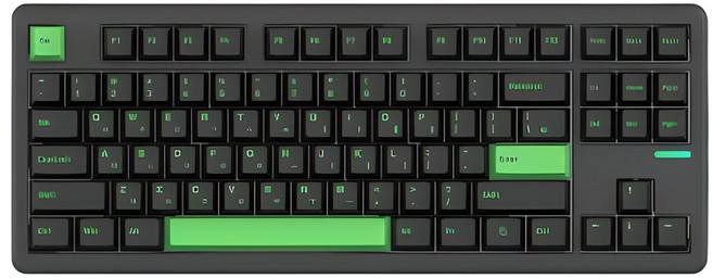 (SPM) 유 무선 블루투스 기계식 키보드 SPM PL87W 몽돌 (텐키리스) 블랙, 제조사축