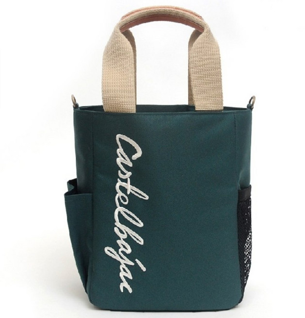 까스텔바작 골프 볼 파우치 보냉 버킷백, 그린, 1개