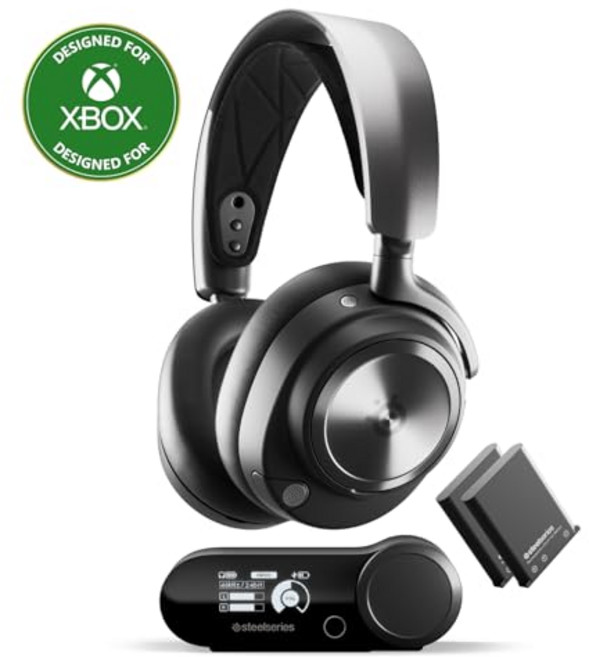 SteelSeries Arctis Nova Pro 무선 Xb SteelSeries Arctis Nova Pro Wireless Xbox Multi-System Gaming Head, 엑스박스, 검은색