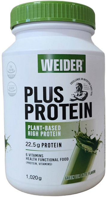 웨이더 플러스 프로틴 단백질보충제 1020g 녹차라떼맛, 1개, 1.02kg