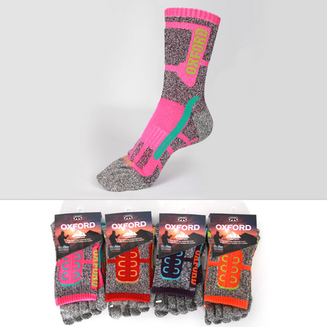 [라라만물상] 국산 이중바닥 파일 등산 스포츠 발가락 양말 여성 여자