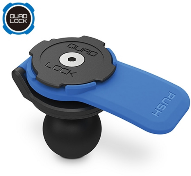 쿼드락 1 Ball Adaptor Mount 자전거 스마트폰 거치대 QUADLOCK 1 볼 어뎁터 마운트, 단품, 1개