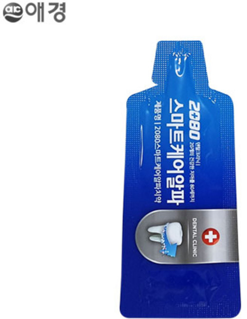 2080 일회용치약 미니치약 스마트케어알파 치약 4g 샤쉐 1개