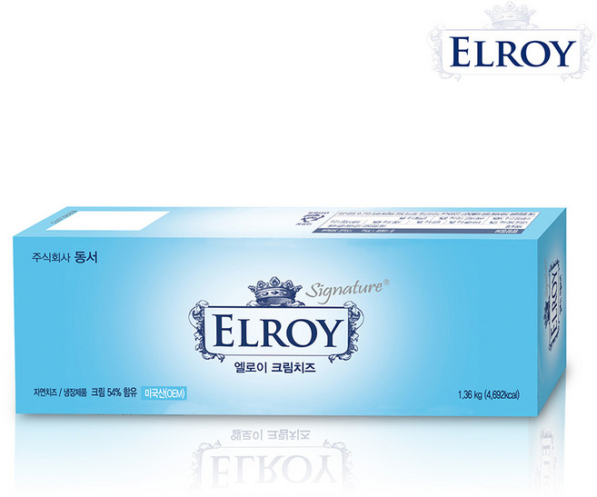 엘로이 크림치즈, 1.36kg, 4개