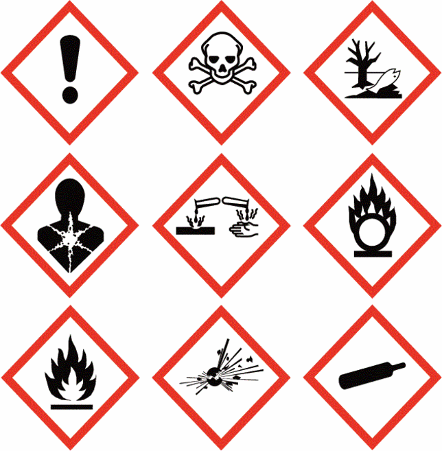 MSDS 경고문자 GHS 그림문자 경고표지 픽토그램 스티커, 디자인7