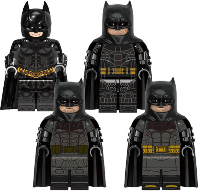 배트맨 올스타 4종 컬렉션 캐릭터 호환블록 브릭미니피규어 수집/장식/전시용 블록피겨 키덜트아이템, 05. 배트맨 올스타 4종 세트(로켓), 1개