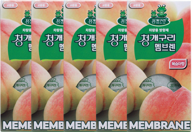 청개구리 멤브렌 복숭아향 5개입, 5개