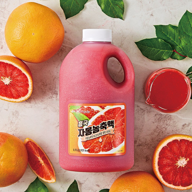 흥국F&B 자몽농축액 1.5L + 펌프 대 세트, 1개
