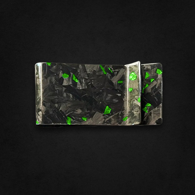 포지드 리얼 카본 머니클립