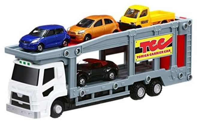 타카라토미 토미카랑 놀자! 캐리어 카 세트 자동차 장난감 3세 이상 ST마크 인증 TOMICA TAKARA, 1개