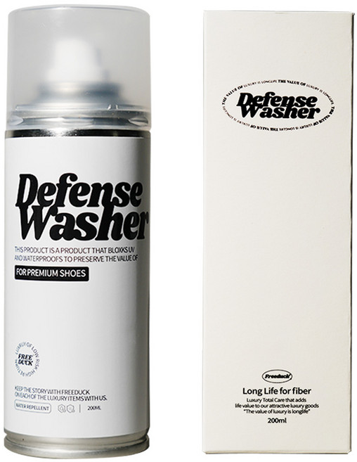 발수 스프레이 어그 신발 가방 코팅 방수 커버 오염 방지 디펜스워셔 프리덕, 1개, 화이트