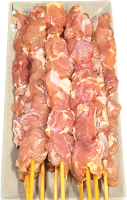 업소용닭꼬치 롱 순살닭꼬치(40cm) 공장직송 꼬치도매 150g 50개