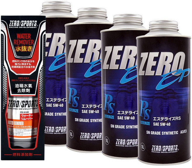 ZERO 零 玩家運動版潤滑油保養組5W-40 引擎保護、提升燃油效率、延長引擎壽命, 1個