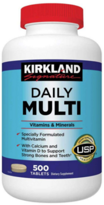 커클랜드 데일리 멀티 비타민 500정 (타블렛) Kirkland Daily Multivitamin 500tabs, 1개