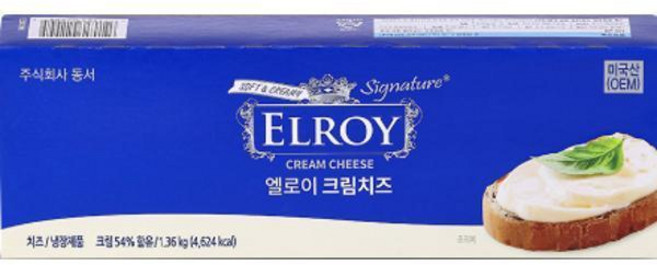 동서 엘로이 크림치즈, 1.36kg, 2개