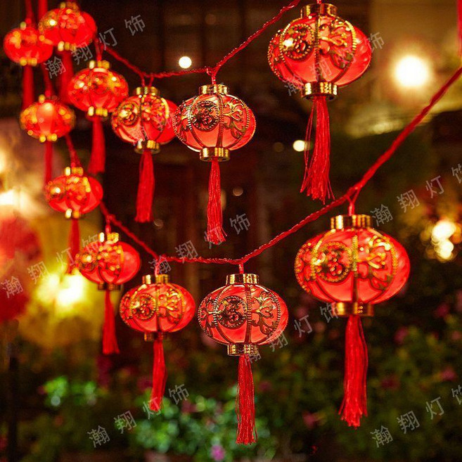 太陽能燈籠 喜慶紅燈籠節日掛飾, 新春金玉滿堂 圓福8公分 紅燈籠886,暢銷 5.2米18燈插電款+八閃, 紅, 新春金玉滿堂 圓福8公分 紅燈籠886, 暢銷 5.2米18燈插電款+八閃