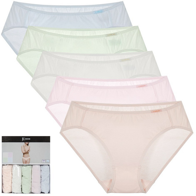 제임스딘 국산 데일리 순면 팬티 5P