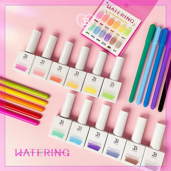 (제이뷰티)정품 그라시아 진비 아이비 컬러 워터링 12종 단품, JBI-150, 1개