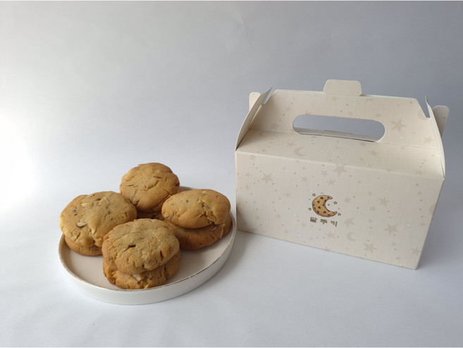 달쿠키의 우리밀 넛츠 (아몬드 땅콩) 쿠키 (1Box-8ea), 8개, 30g