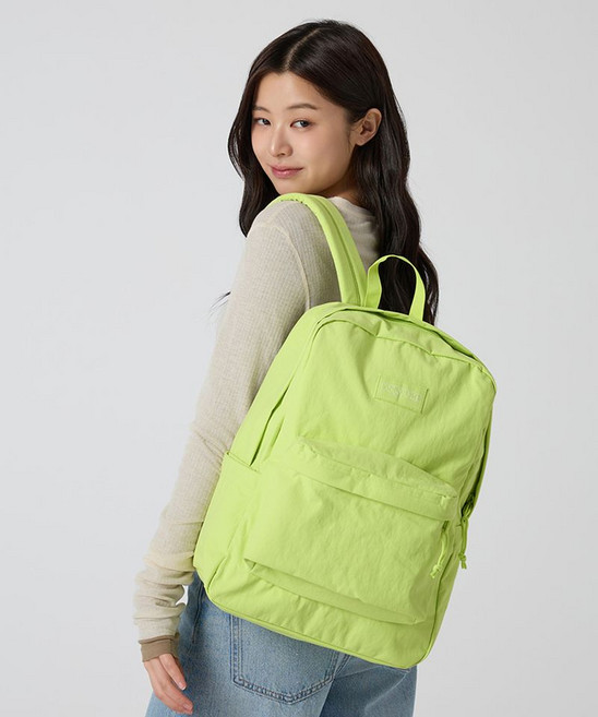 매장정품 잔스포츠 JANSPORT 슈퍼브레이크 플러스 랩탑 FX SOFT NYLON LIME CITRON JS0A4QUADM5 115046