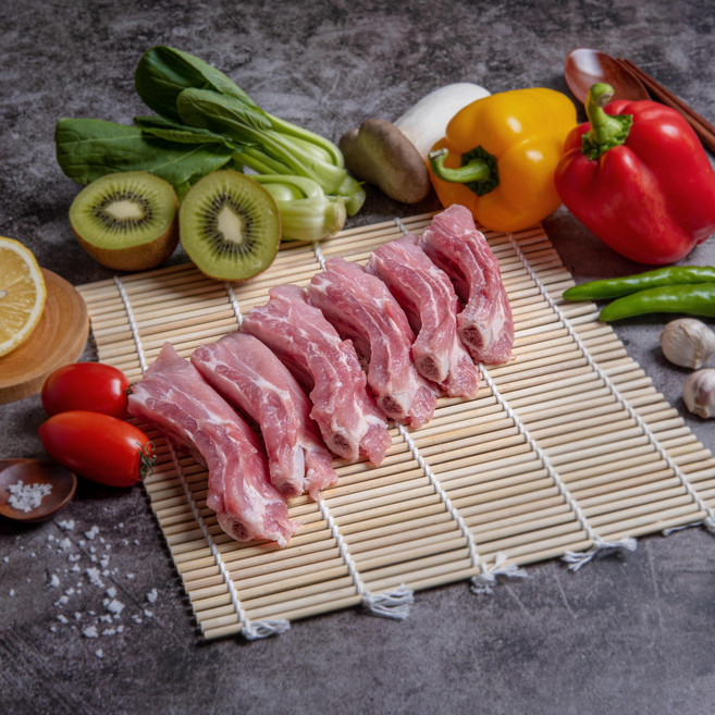 [누리돈애] 한돈 등갈비 구이용 찜용 1kg (냉장), 찜용 1kg (통갈비), 1개