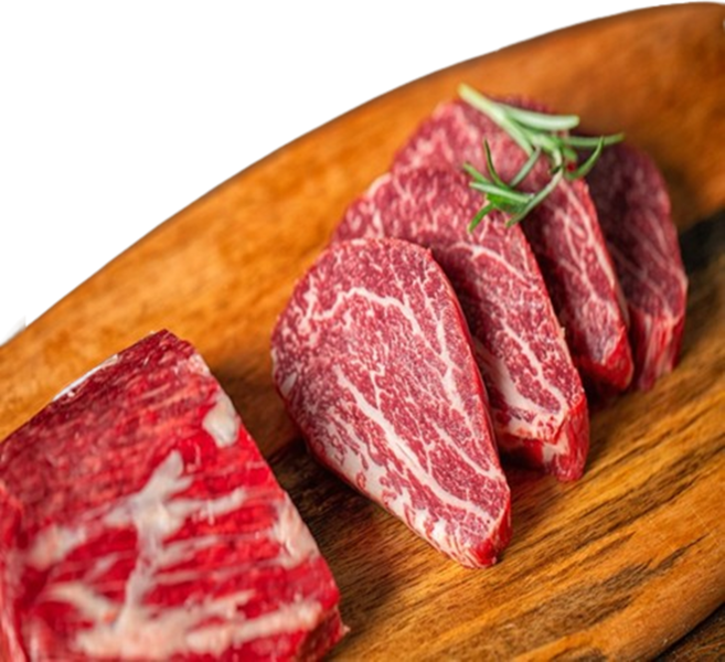 안동한우 거세우 산소포장 1+등급 안심 로스구이/스테이크, 1등급 안심 스테이크(20mm), 400g, 1개