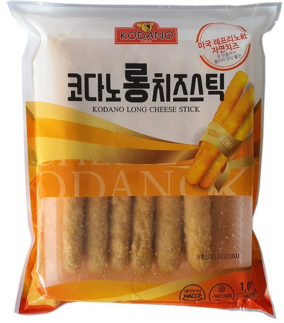 코다노치즈 롱 치즈스틱 (냉동), 1kg, 1개