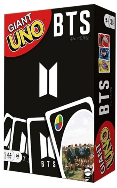 UNO 코리아보드게임즈 자이언트 BTS, 1개, 혼합색상