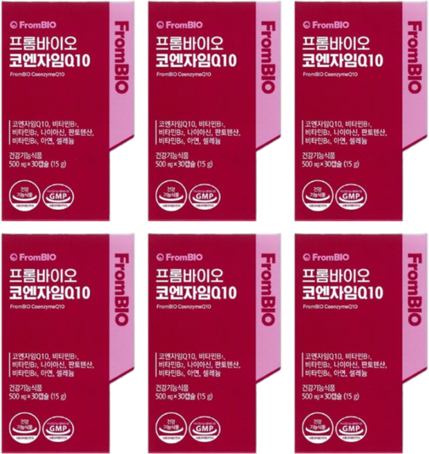 프롬바이오 코엔자임 Q10 15g, 30정, 6개