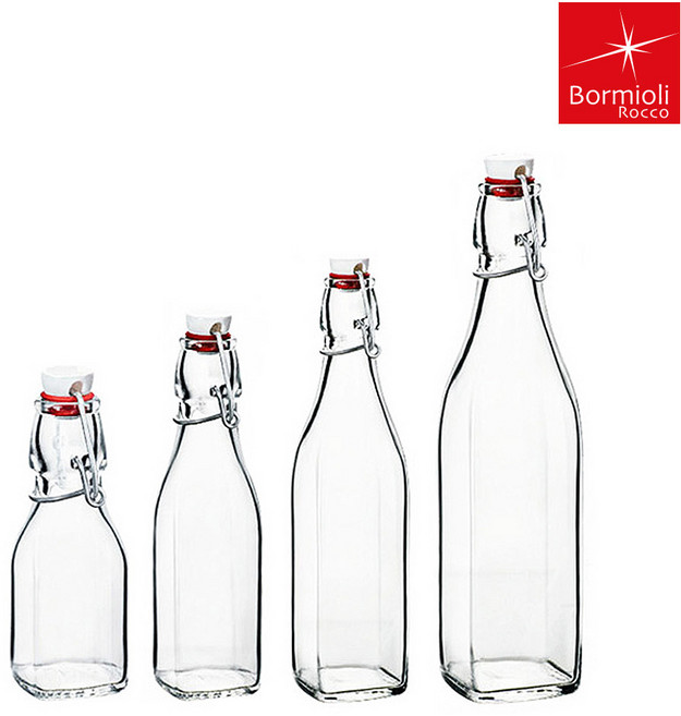 보르미올리 스윙 유리병 더치커피병 와인병 술병 담금주병, 1개, 250ml